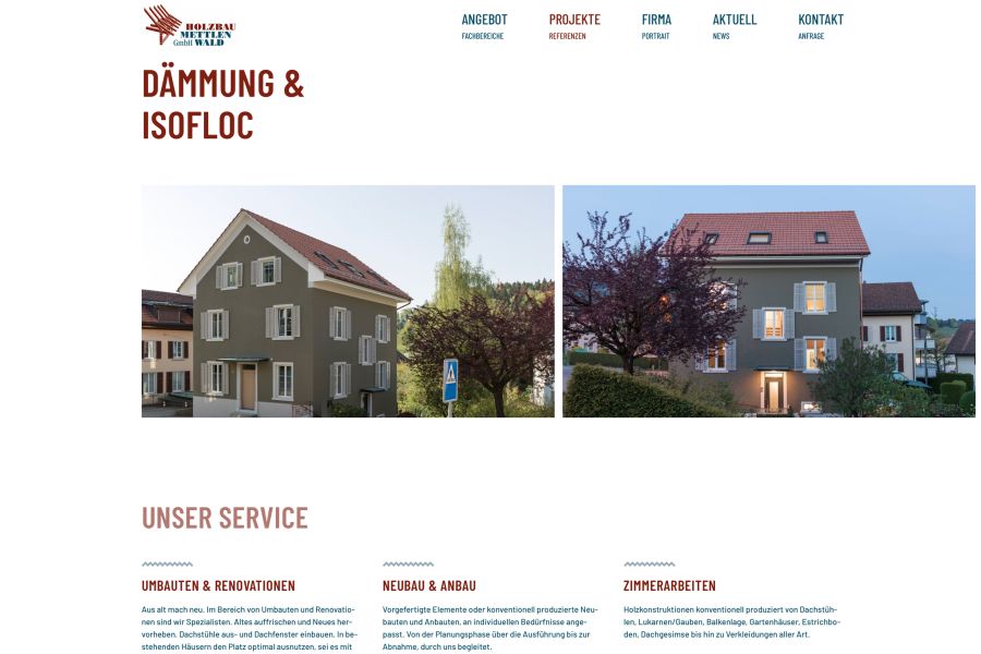 HOLZBAU-METTLEN-DAEMMUNG