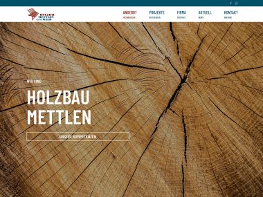 HOLZBAU-METTLEN-STARTSEITE