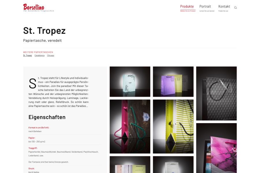 BORSELLINO-TRAGTASCHEN-PAPIER